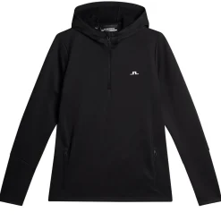 Aerial Quarter Zip Hoodie Black