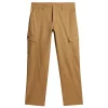 Aksel Soft Twill Cargo Trousers Tigers Eye