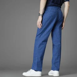 Archive Plaid Trousers Night Indigo/Royal Blue