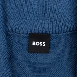 Bart Quarter Zip Sweater Medium Blue