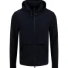 Brian Full Zip Softshell Hooded Jacket Dark Blue