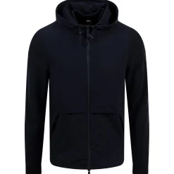 Brian Full Zip Softshell Hooded Jacket Dark Blue