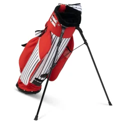 Classic Stand Bag Red Pinstripe