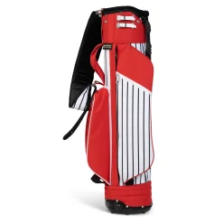 Classic Stand Bag Red Pinstripe