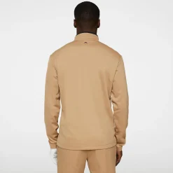 Clide Quarter Zip Mid Layer Tigers Eye
