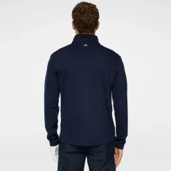Clide Quarter Zip Mid Layer JL Navy