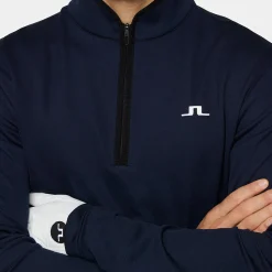 Clide Quarter Zip Mid Layer JL Navy