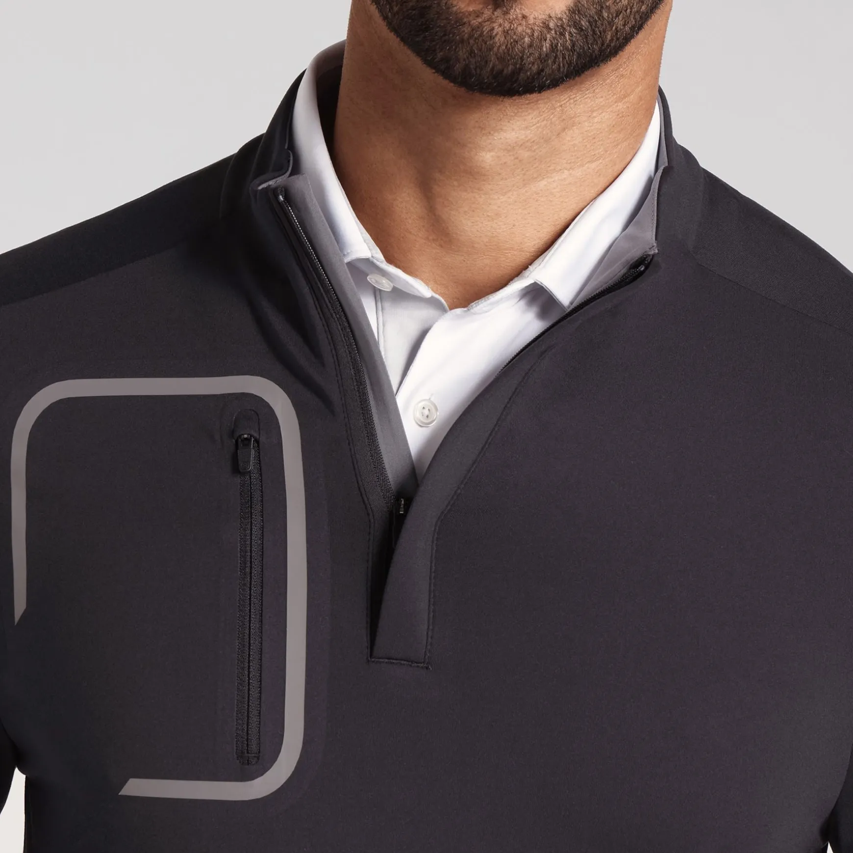 Cloudspun Tech Quarter Zip Puma Black
