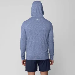 Clyde Hoodie Blue Marl