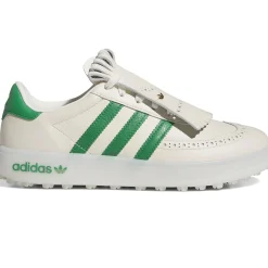 Coursecup Spikeless Golf Shoes White/Green/Yellow