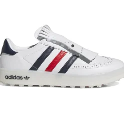 Coursecup Spikeless Golf Shoes White/Indigo/Scarlet