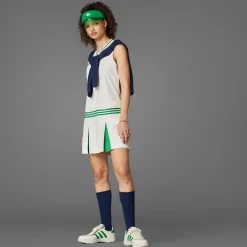 Coursecup Spikeless Golf Shoes White/Green/Yellow