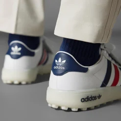 Coursecup Spikeless Golf Shoes White/Indigo/Scarlet