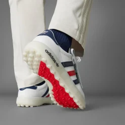 Coursecup Spikeless Golf Shoes White/Indigo/Scarlet