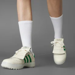 Coursecup Spikeless Golf Shoes White/Green/Yellow