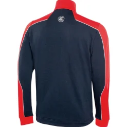 Dave INSULA Warm Half Zip Mid Layer Navy/Red
