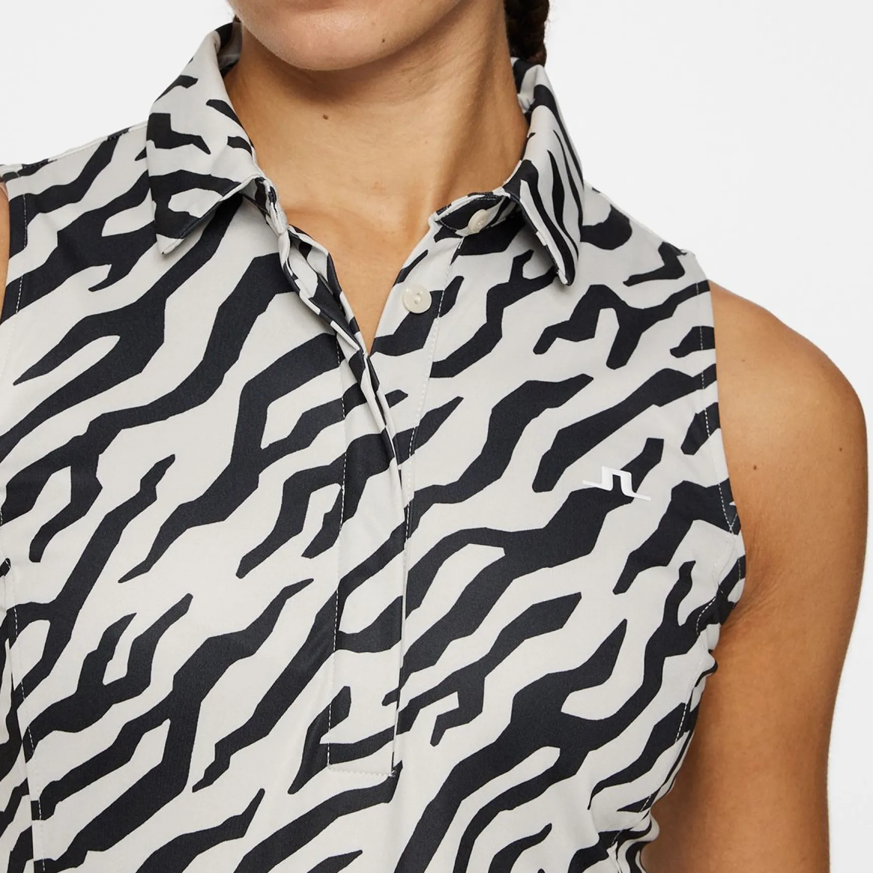 Dena Print SL TX Jersey Polo Tour Tiger Moonbeam