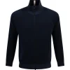 Domico Full Zip Cardigan Dark Blue