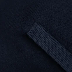 Domico Full Zip Cardigan Dark Blue