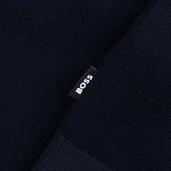 Domico Full Zip Cardigan Dark Blue