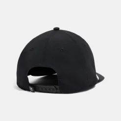 Drive 5-Panel Snapback Hat Black/White Quartz