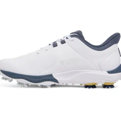 Drive Pro Wide Golf Shoes White/Metallic Gold/Downpour Grey
