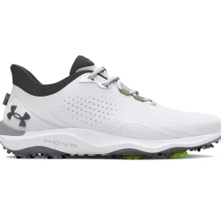 Drive Pro Wide Spiked Golf Shoes White/Grey