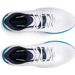 Drive Pro Wide Spiked Golf Shoes White/Navy