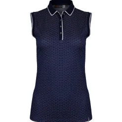 Ella Structure SL Polo Atlanta Blue/White