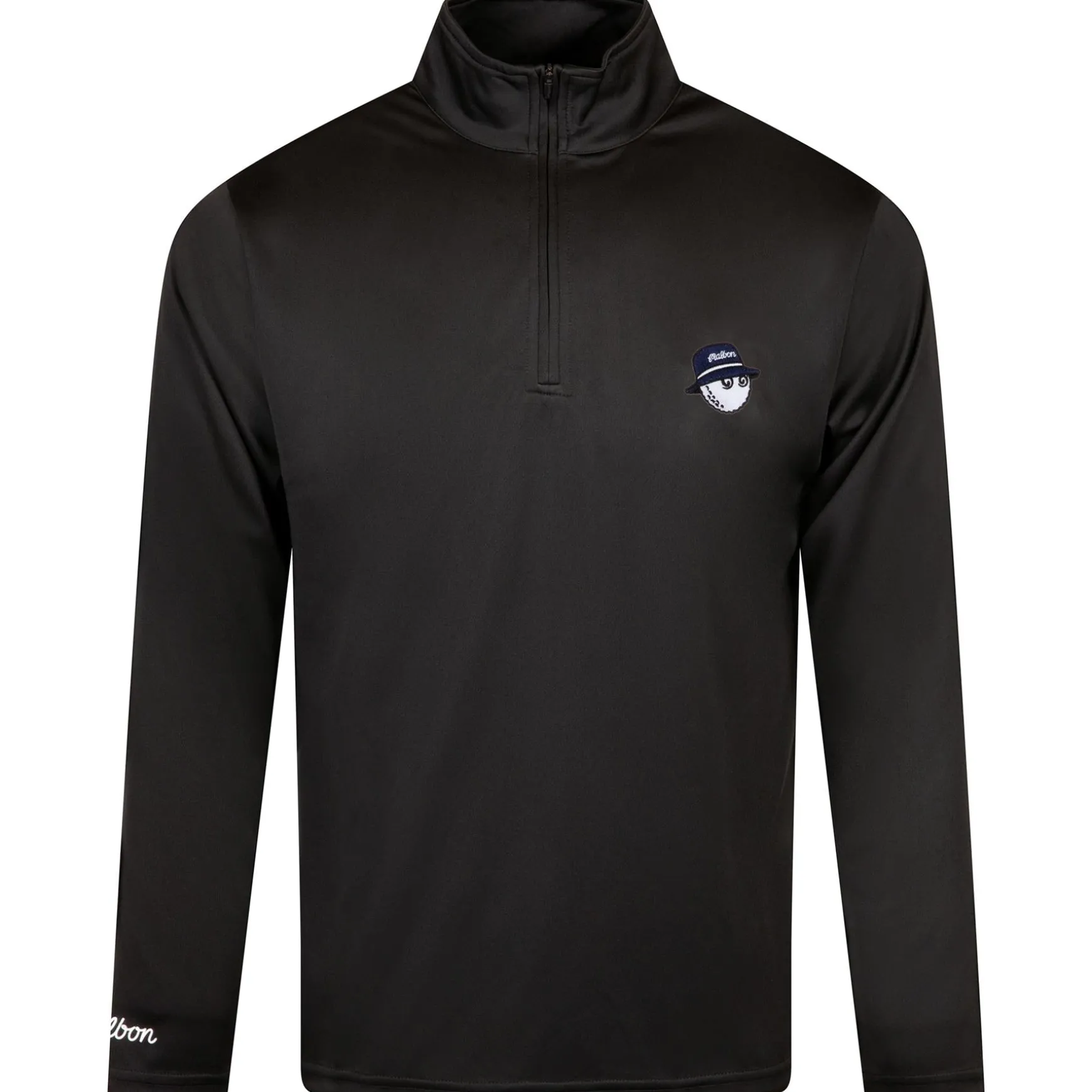 Evergreen Performance Buckets Quarter Zip Black