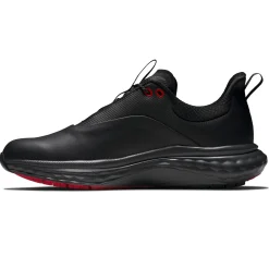 FJ Quantum Golf Shoes Black/Grey/Red