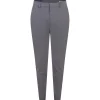 Four-Way Stretch Slim Leg Trousers Charcoal Grey
