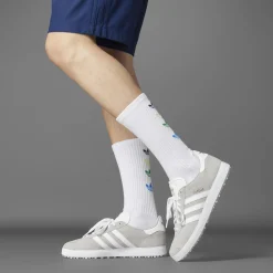 Gazelle Spikeless Golf Shoes Grey/White/Gold