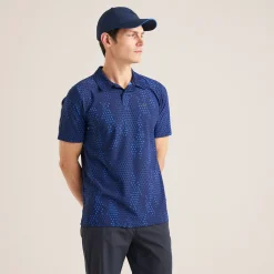 Golf AOP Tech Camo Polo Blue