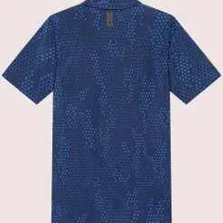 Golf AOP Tech Camo Polo Blue