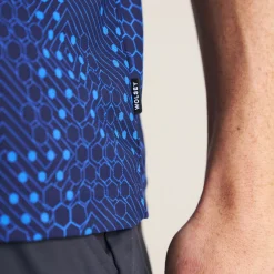 Golf AOP Tech Camo Polo Blue