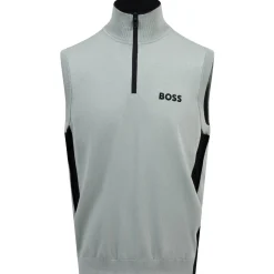 Golf Quarter Zip Gilet Open Green