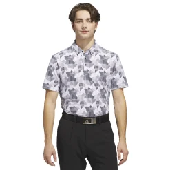 Go-To Printed Polo White/Navy