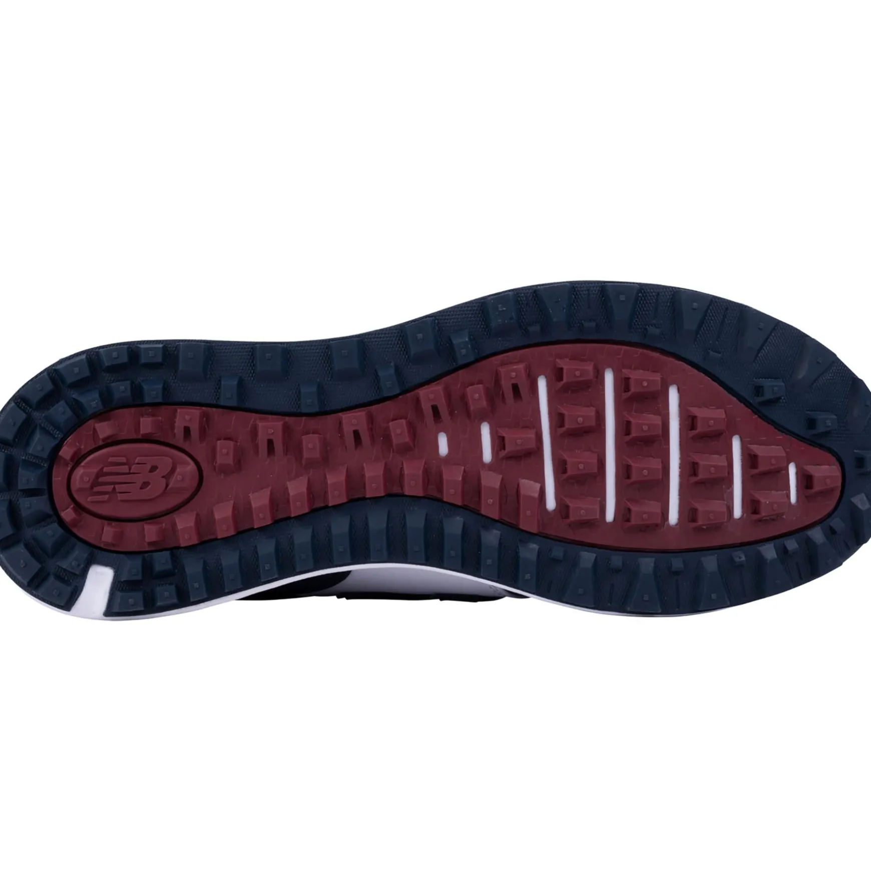 574 Greens v2 Waterproof Spikeless Golf Shoes Blue/White/Red