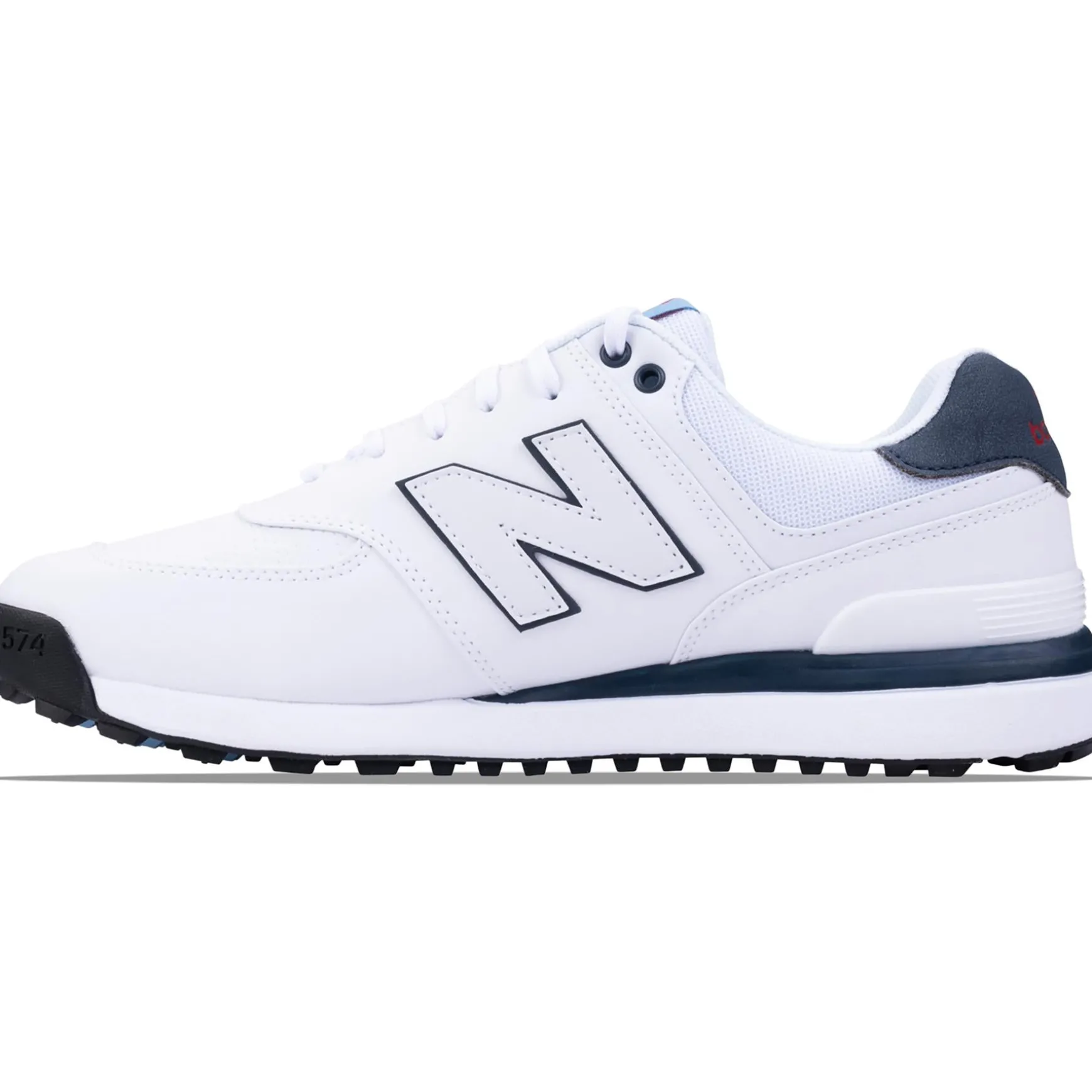 574 Greens v2 Waterproof Spikeless Golf Shoes White/Blue