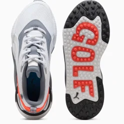 GS-X Efekt Golf Shoes Puma White/Grey Tile/Red Blast