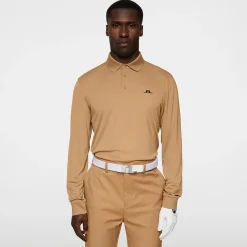 Gustaf LS Regular Fit Polo Tigers Eye