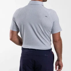 Hollow Pima Polo Powder Blue/Atlanta Blue