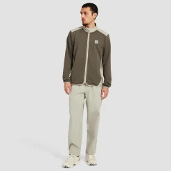 Hybrid Fleece Mid Layer Olive