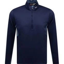 Hydraulic Half Zip Mid Layer Atlanta Blue