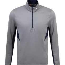 Hydraulic Half Zip Mid Layer Pewter