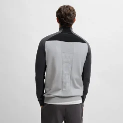 Hydro 1 Quarter Zip Mid Layer Light Grey