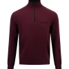 Hydro Quarter Zip Mid Layer Medium Red