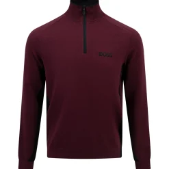 Hydro Quarter Zip Mid Layer Medium Red