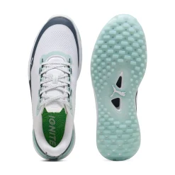 IGNITE Elevate 25 X Golf Shoes Puma White/Deep Navy/Modern Mint